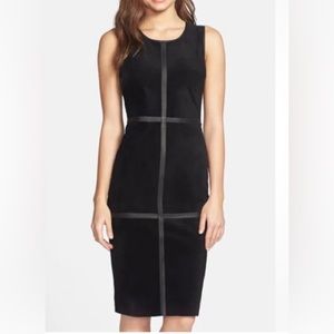 BAILLY 44 Kelly Mix Media Pencil Dress
